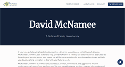Desktop Screenshot of mcnameelawoffice.com
