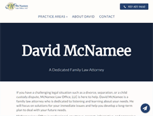 Tablet Screenshot of mcnameelawoffice.com